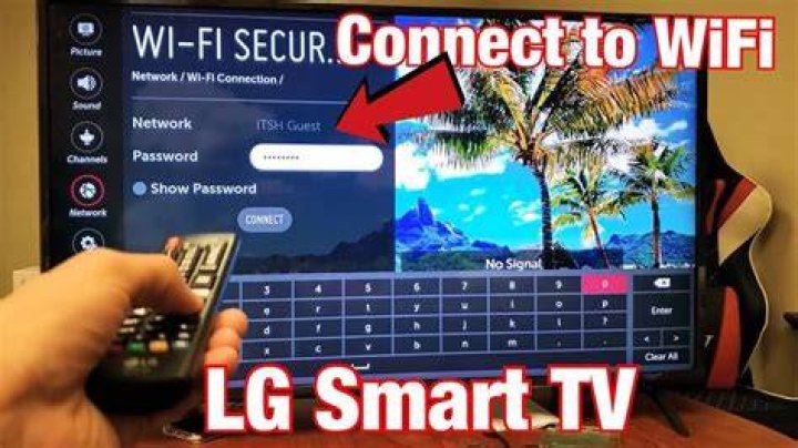 Lg tv connect to wifi