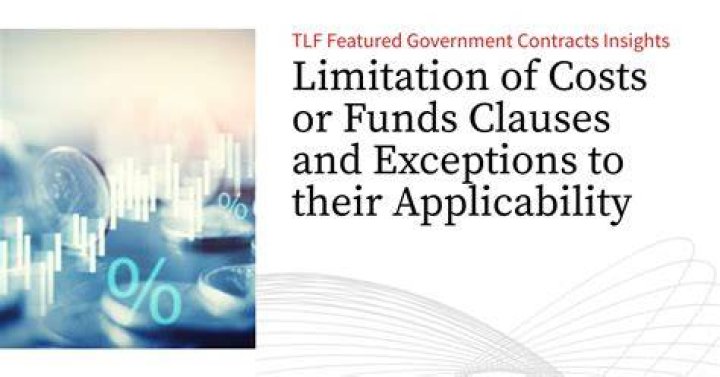 Limitation of funds clause - How To Discuss