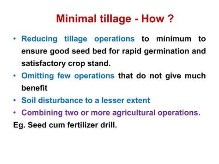 Minimum-tillage Cropping - How To Discuss