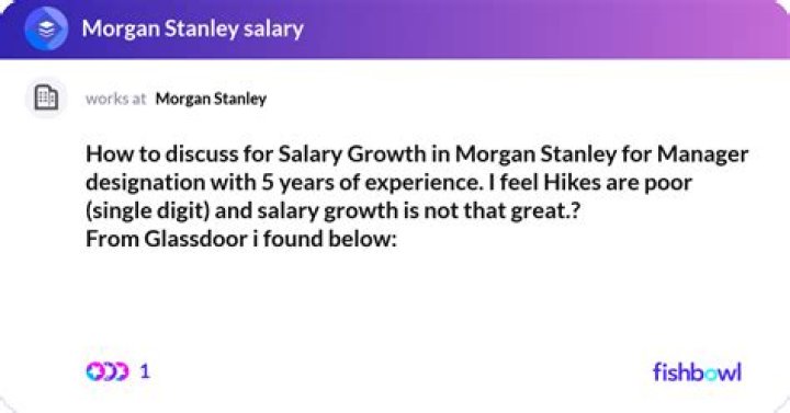 Morgan Stanley - How To Discuss