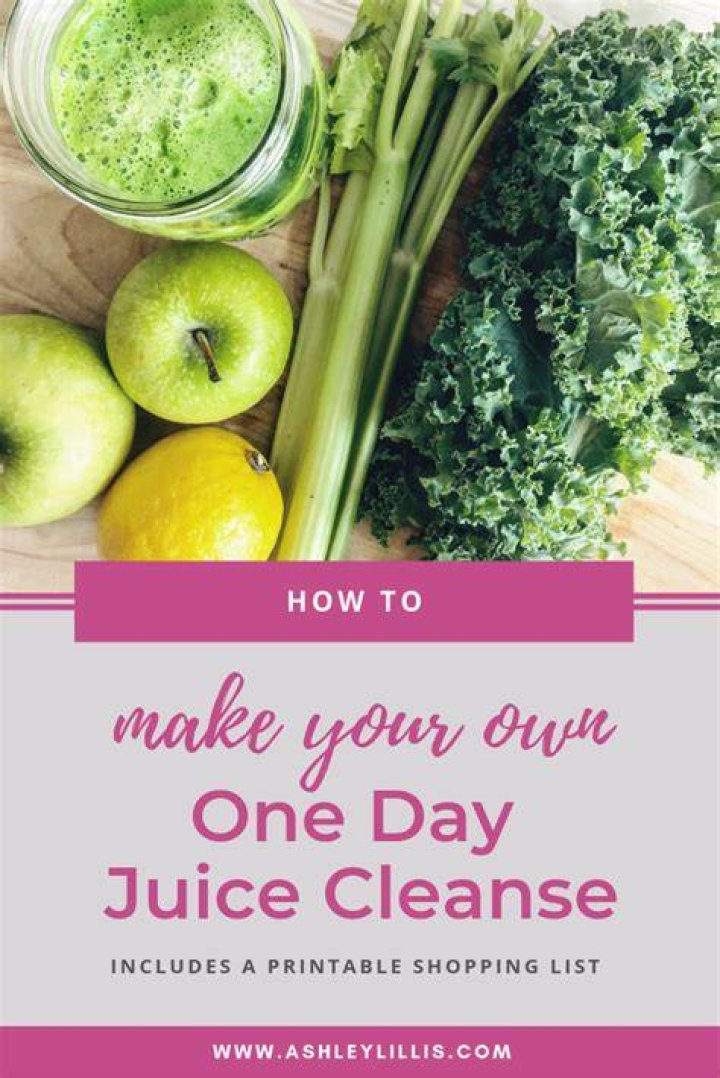One day juice cleanse - How To Discuss