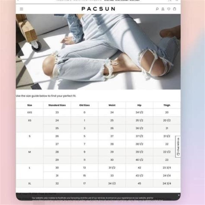 Pacsun Size Chart - How To Discuss