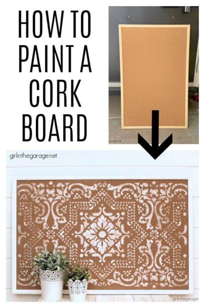 Painted cork board - How To Discuss