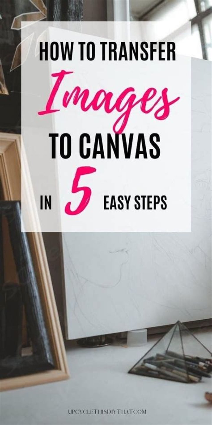 Photo transfer to canvas - How To Discuss