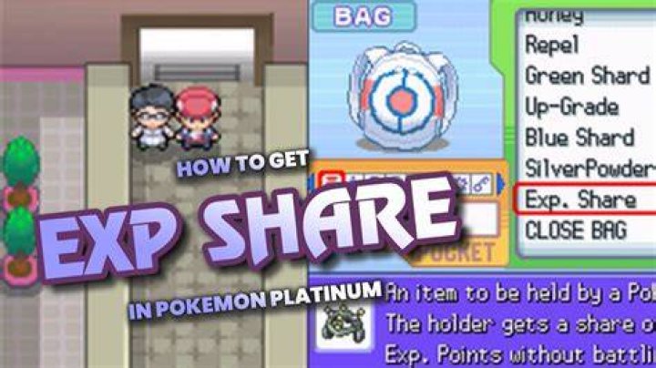 Pokemon Platinum Exp Share - How To Discuss