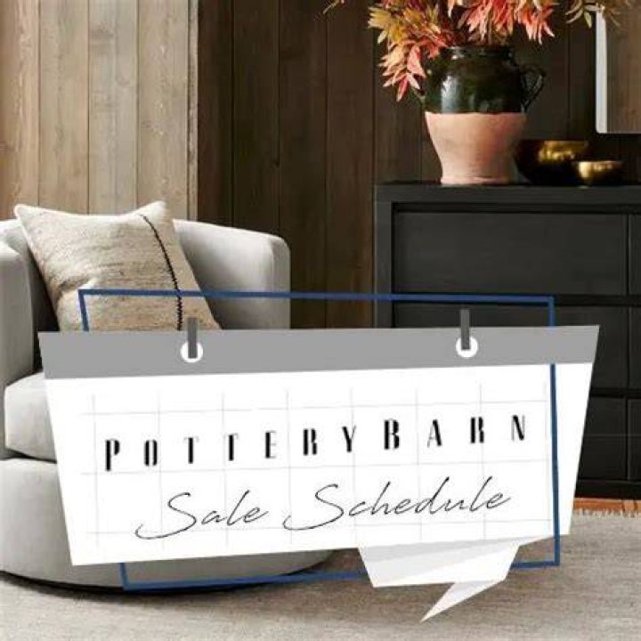 Pottery barn sale schedule 2020