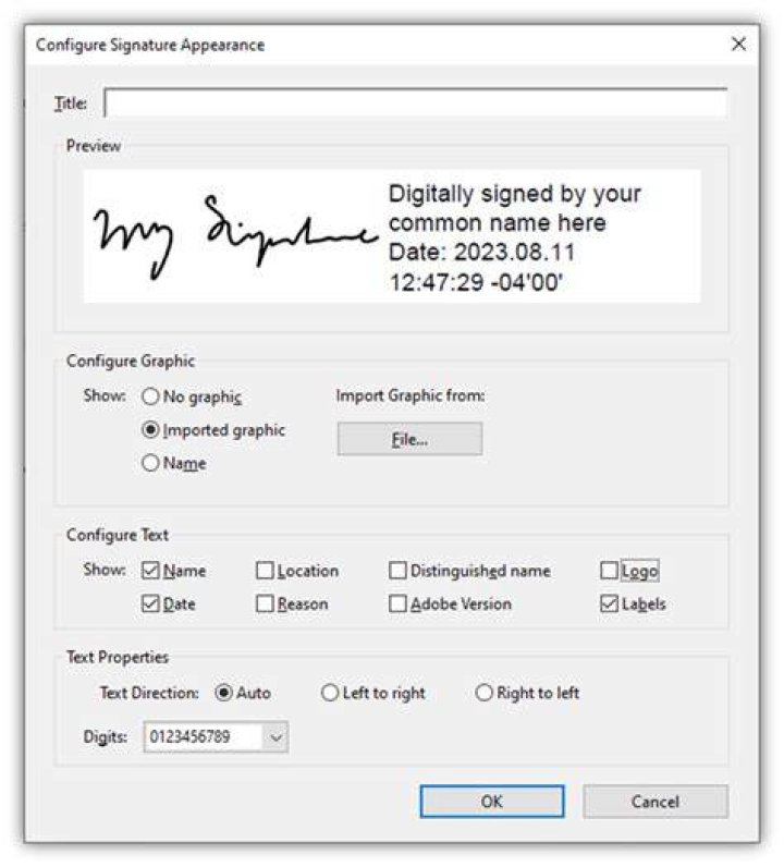 Qualification of signature - How To Discuss
