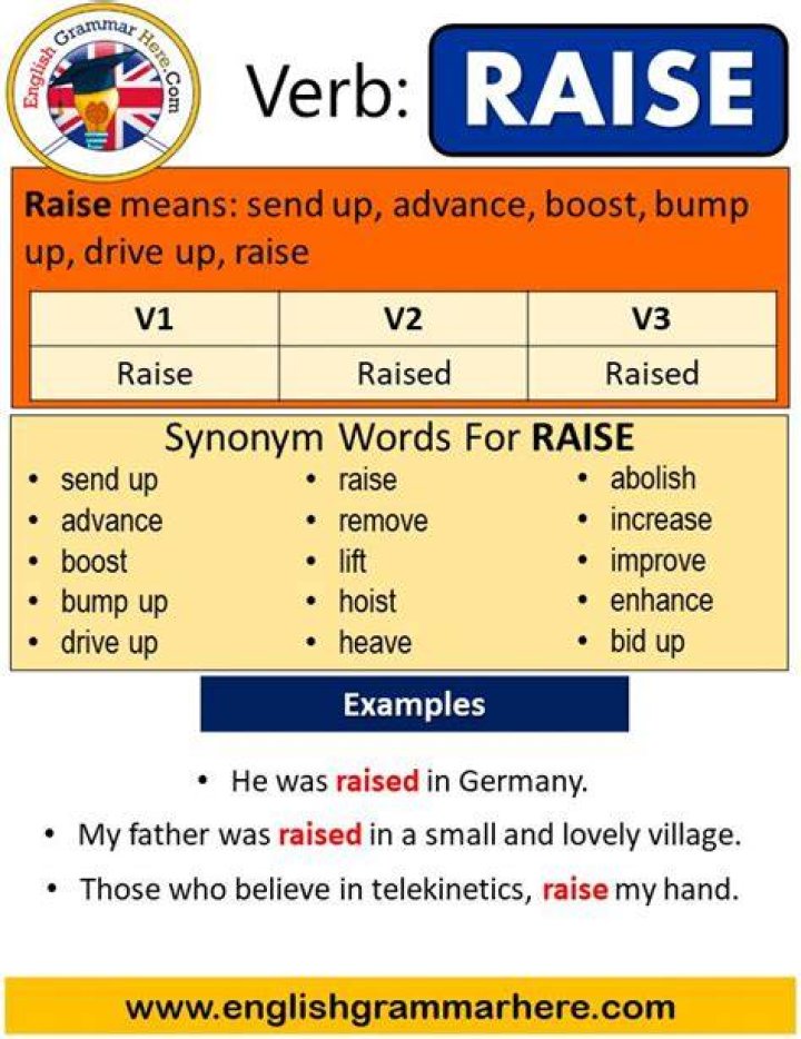 Raise Past Tense - How To Discuss