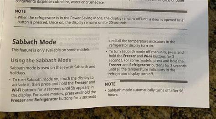 Sabbath Mode Refrigerator - How To Discuss