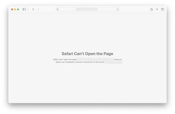 Safari Can T Establish A Secure Connection To The Server