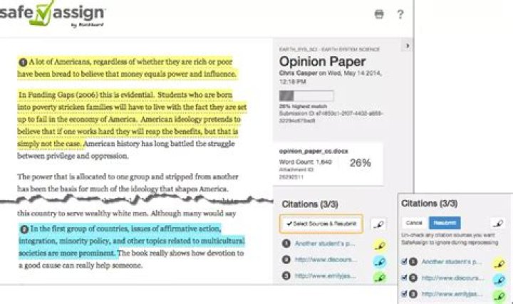 Safeassign Says I Plagiarized But I Didn T