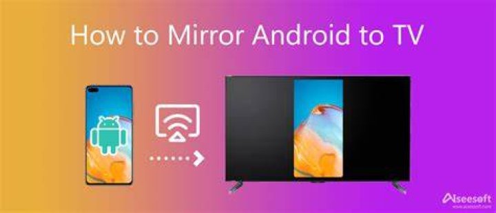 Screen mirroring android to tv