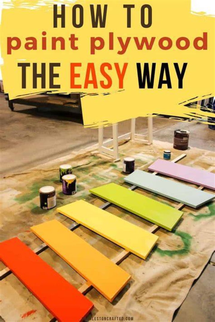 Spray Paint Plywood - How To Discuss