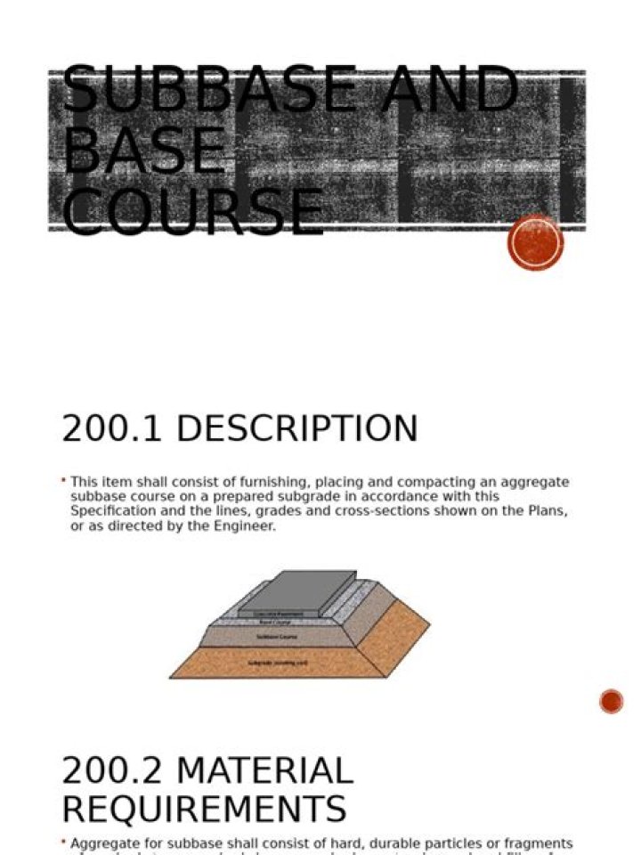 Sub Base Course - How To Discuss