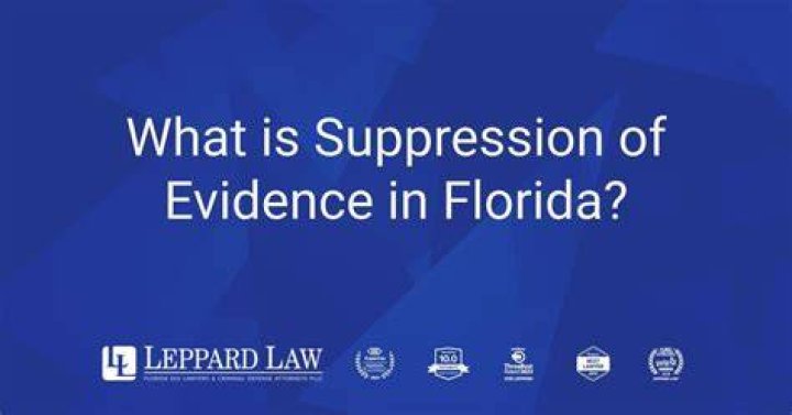 Suppression of evidence - How To Discuss