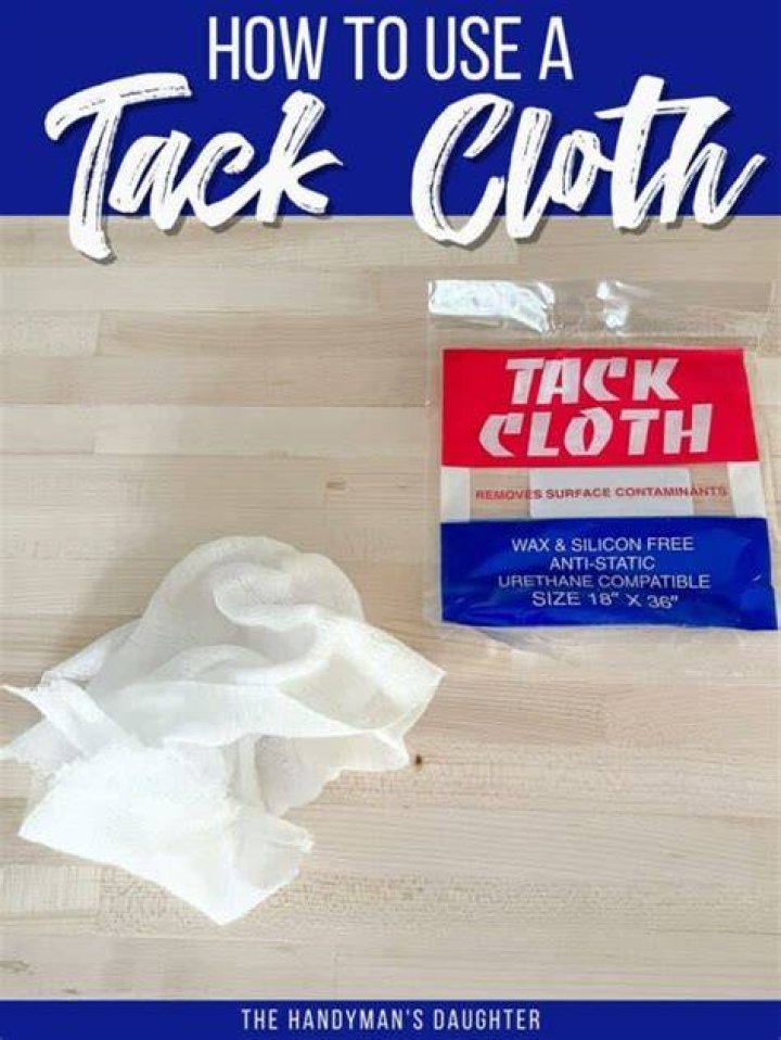 Tack Cloth Substitute - How To Discuss