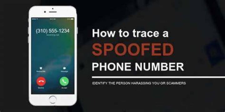 Tracing a spoofed phone number