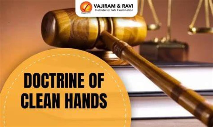 Unclean hands doctrine - How To Discuss