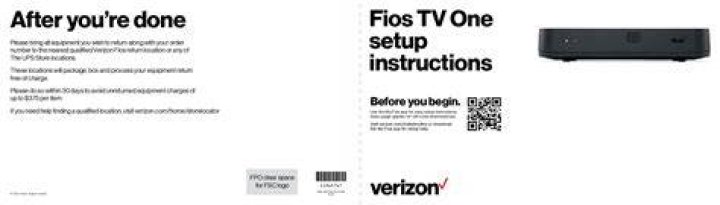 Verizon Fios No Guide Information
