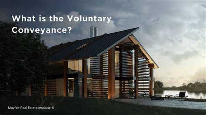 Voluntary Conveyance - How To Discuss