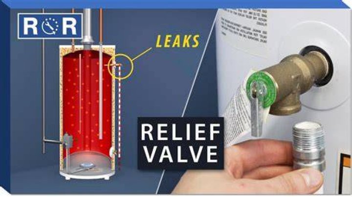 Water heater pressure relief valve leaking