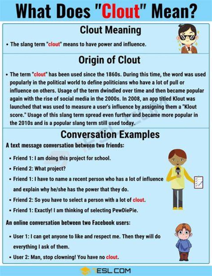 What Does Clout Mean - How To Discuss
