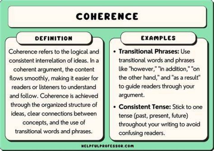 What Does Coherent Mean - How To Discuss