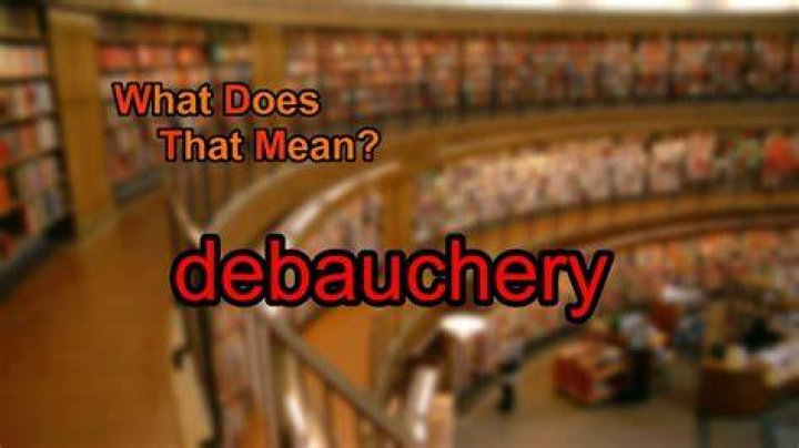 What Does Debauchery Mean - How To Discuss