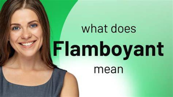 What Does Flamboyant Mean - How To Discuss