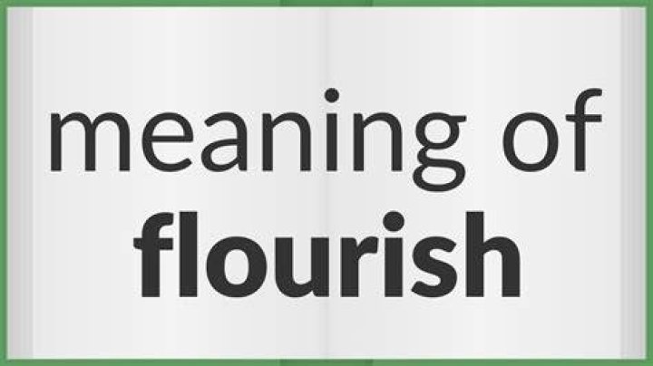 What Does Flourish Mean - How To Discuss