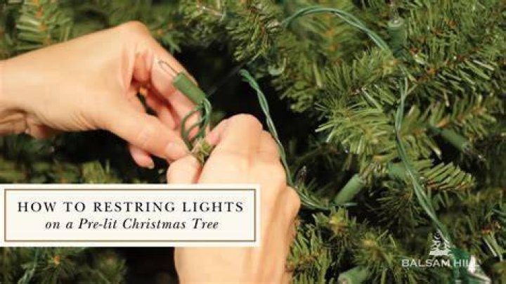 What To Do When Pre Lit Tree Lights Go Out
