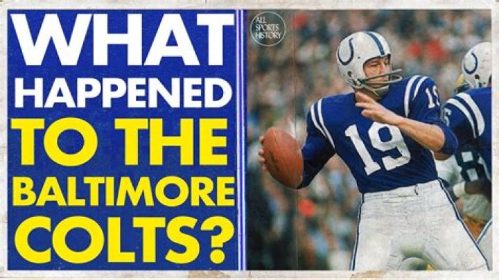 What Year Did The Colts Leave Baltimore