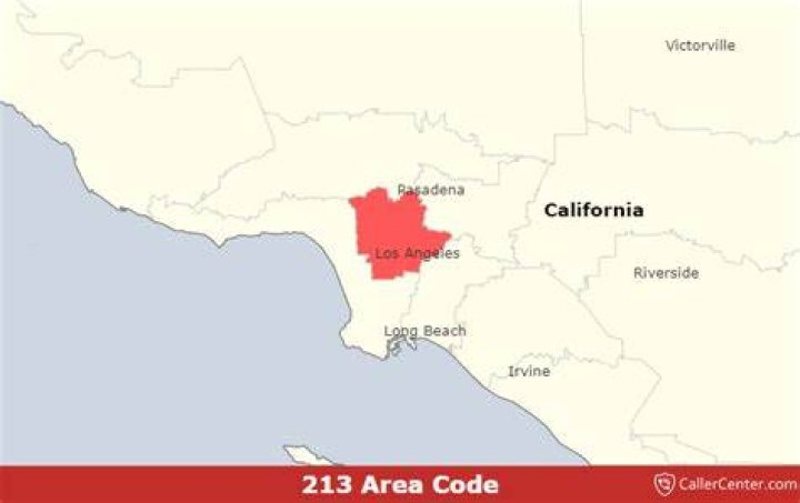 Where is area code 213