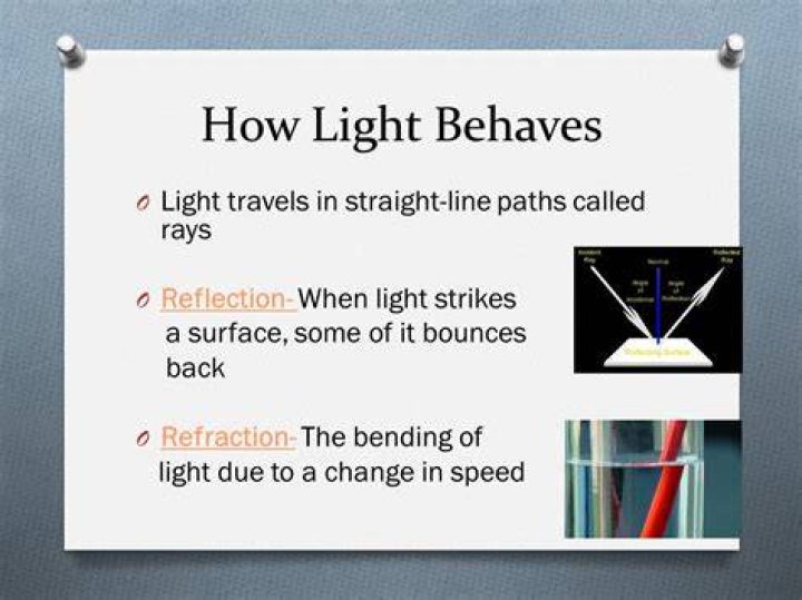 Which Example Best Illustrates That Light Behaves Like Particles