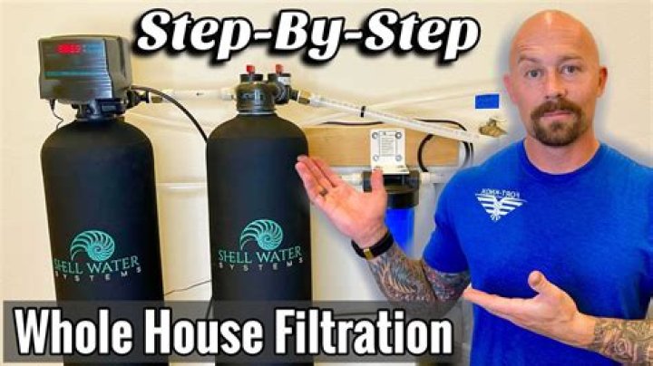 Whole house water softener - How To Discuss