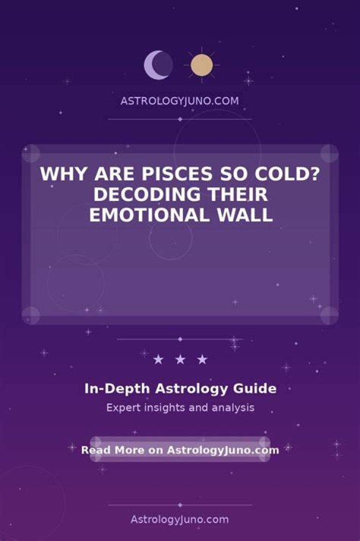 Why Are Pisces So Cold
