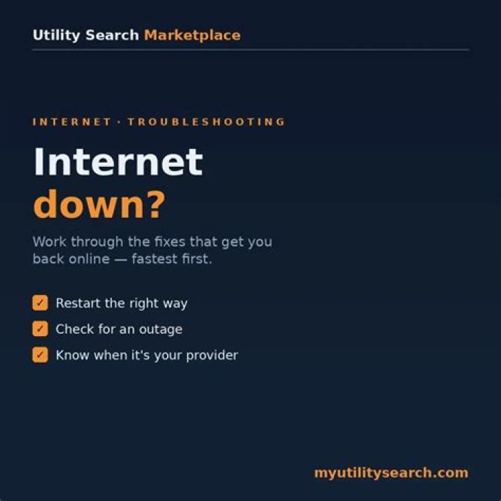 Why is my internet not working
