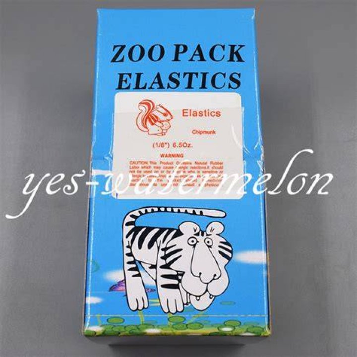 Zebra Rubber Bands For Braces